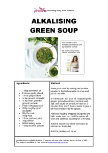 Alkalising Green Soup